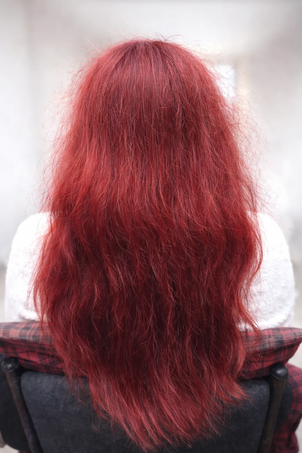 Cabello con frizz antes del alisado sin formol en Buenos Aires