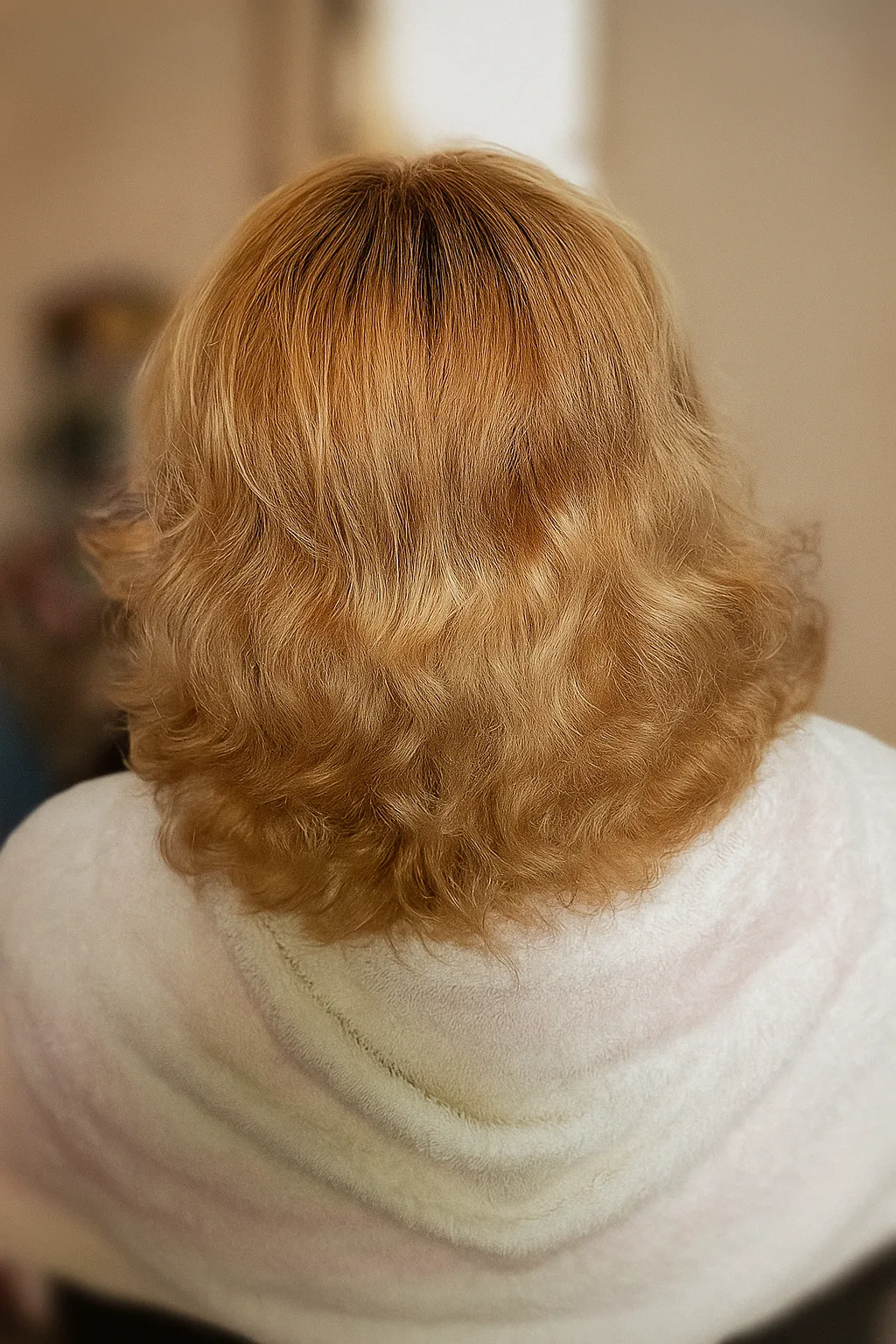 Antes botox capilar cabello dañado con frizz