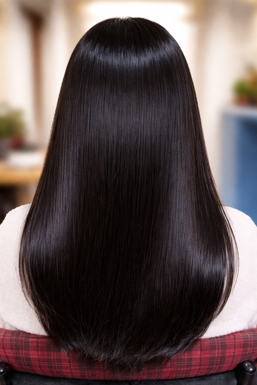 Resultado alisado 5d con mucho brillo y sedoso