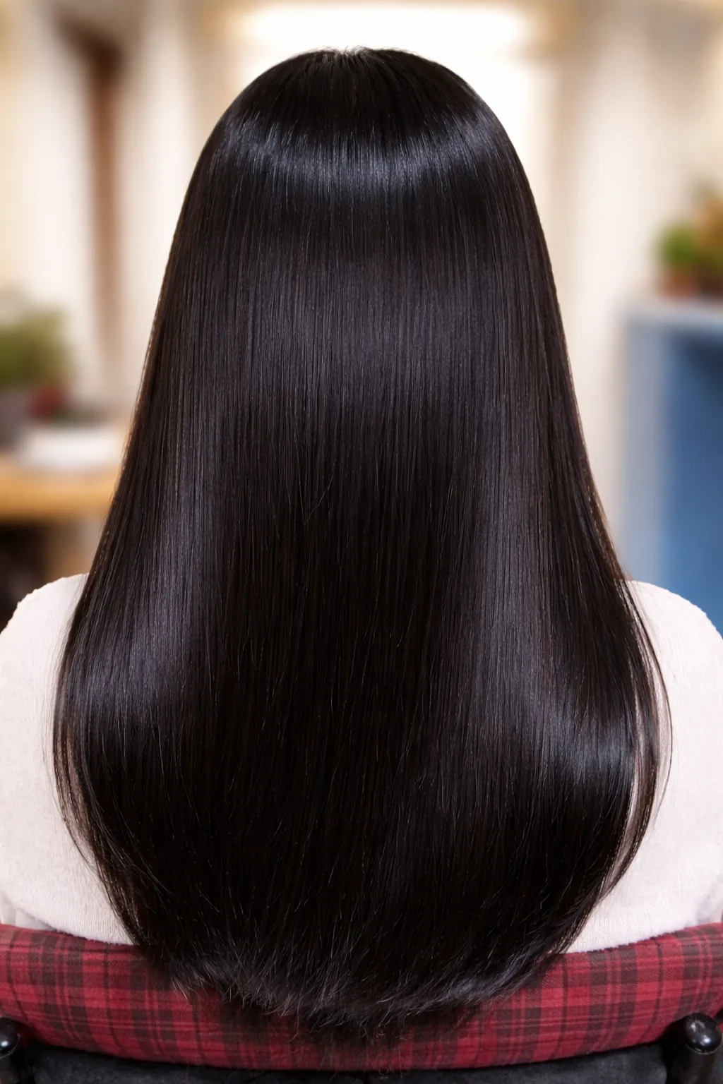 Alisado 5D antes y después resultado real sin frizz
